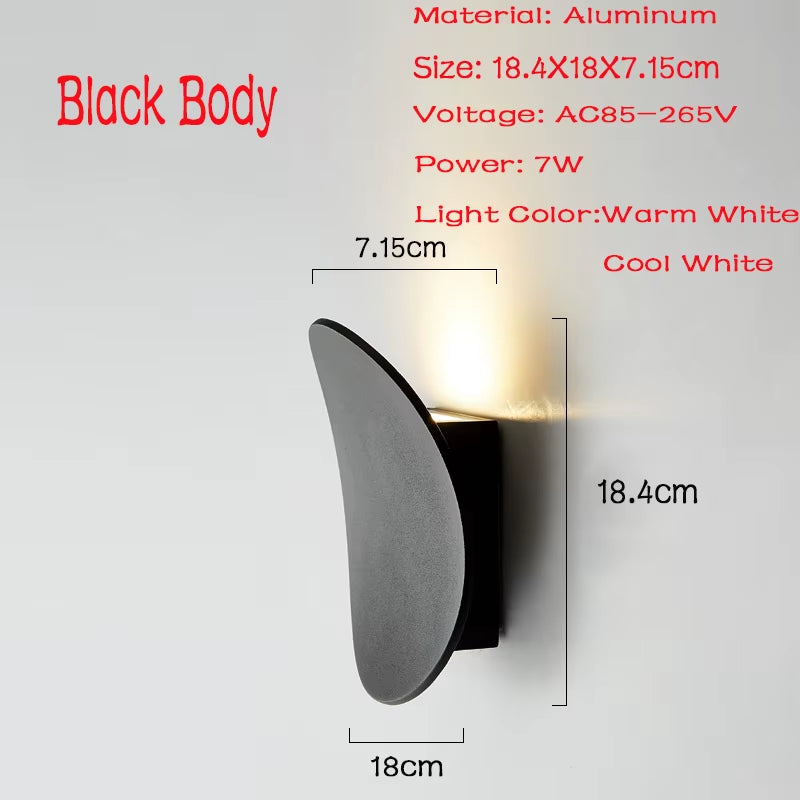 LED Indoor Wall Lamp Aluminum Living Room Decorative Lighting for Home Loft Stair AC85-265V