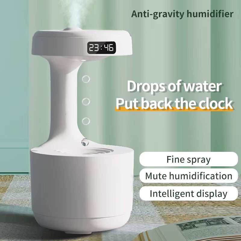 New Anti-Gravity Humidifier Desktop Mute Large Capacity Small Household Air Humidifier Bedroom Air Purification Fog